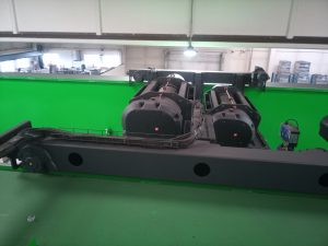 Polipastos con carro agondolado.